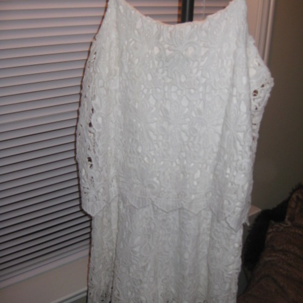 Embroidered Lace Jumper